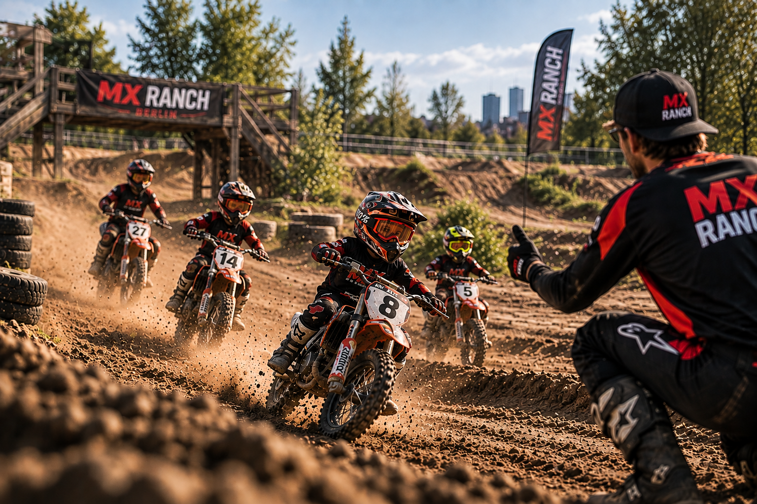 Kinderferiencamp mit Motocross auf der MX Ranch Berlin